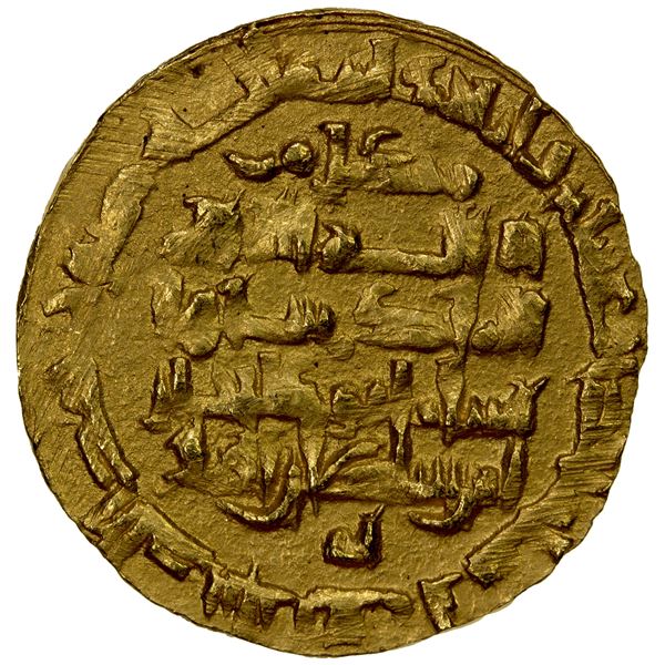 MUKRAMID: Nasir al-Din, 1020-1036, AV dinar (5.47g), 'Uman (Oman), AH421, EF