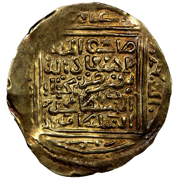 OTTOMAN EMPIRE: Mehmet III, 1595-1603, AV dinar (4.17g), [Tilimsan] (=Tlemçen), AH1003, choice VF to