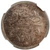 Image 2 : EGYPT: Abdul Aziz, 1861-1876, AR 10 qirsh, Misr, AH1277 year 4, NGC graded Proof 65