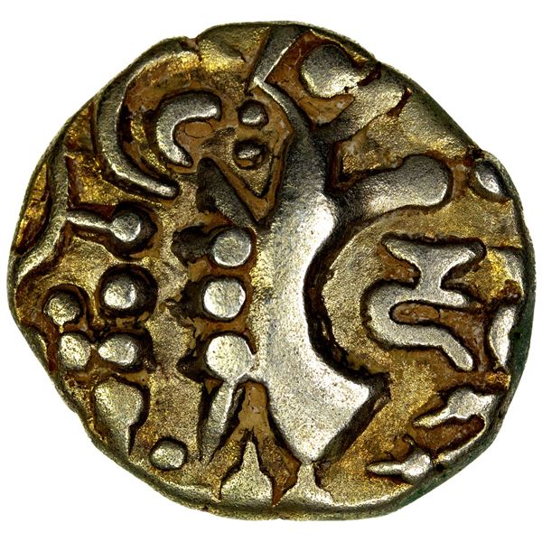 KIDARITE: Vinayaditya, 5th/6th century, debased AV dinar (7.52g), bold VF