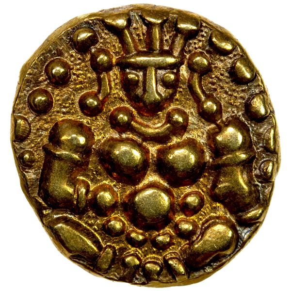 CHITALDURG: Madakeri Nayaka I, 1565-1602, AV pagoda (3.29g), EF