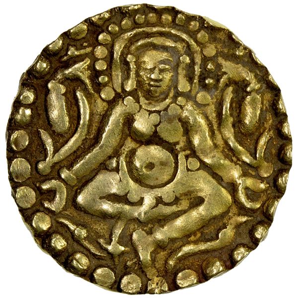 KALACHURIS OF TRIPURI: Gangeya Deva, ca. 1015-1040, AV 4½ masha (4.06g), EF