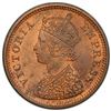 Image 1 : DHAR: Anand Rao III, 1860-1898, AE ½ pice, 1887, PCGS MS64 RB