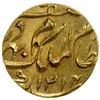 Image 1 : HYDERABAD: Mir Mahbub Ali Khan, 1869-1911, AV ½ ashrafi (5.29g), Farkhanda Bunyad, AH1314, UNC