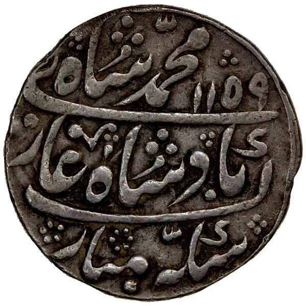 JAIPUR: AR nazarana rupee (11.21g), Sawai Jaipur, AH1159 year 59, lovely VF