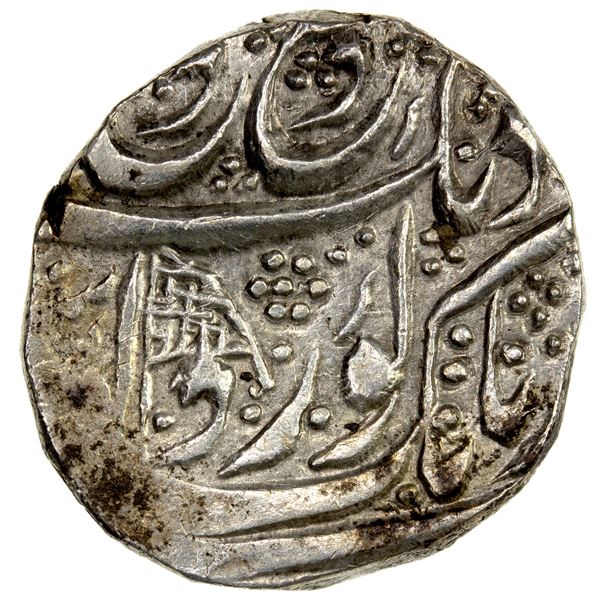 SIKH EMPIRE: AR rupee (10.96g), Kashmir, VS1882, VF-EF