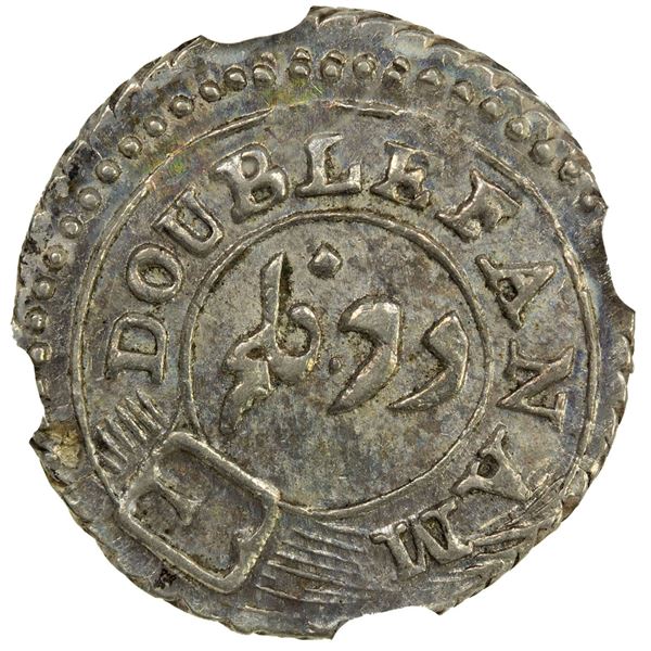 MADRAS PRESIDENCY: AR 2 fanams, ND (1808), NGC AU58