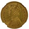 Image 1 : BRITISH INDIA: Victoria, Queen, 1837-1876, AV mohur, 1862(c), NGC AU details