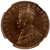 Image 1 : BRITISH INDIA: George V, AE ¼ anna, 1913(c), NGC Proof 62 RD