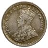 Image 1 : BRITISH INDIA: George V, AR ¼ rupee, 1911(c), EF