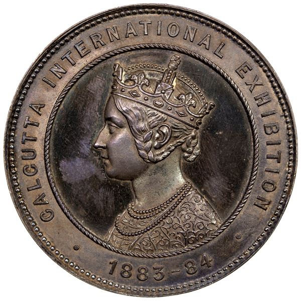 BRITISH INDIA: AR medal, 1884, UNC