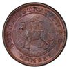 Image 1 : BRITISH INDIA: AE ½ rupee proving piece, ND (1905), PCGS MS64 RB