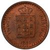Image 1 : PORTUGUESE INDIA: Luiz I, 1861-1889, AE 3 reis, 1871, PCGS MS64 RB