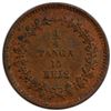 Image 2 : PORTUGUESE INDIA: Luiz I, 1861-1889, AE 10 reis, 1871, PCGS AU58