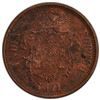 Image 1 : PORTUGUESE INDIA: Luiz I, 1861-1889, AE ½ tanga, 1871, PCGS MS63 RB