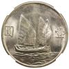 Image 2 : CHINA: Republic, AR dollar, year 23 (1934), NGC MS64