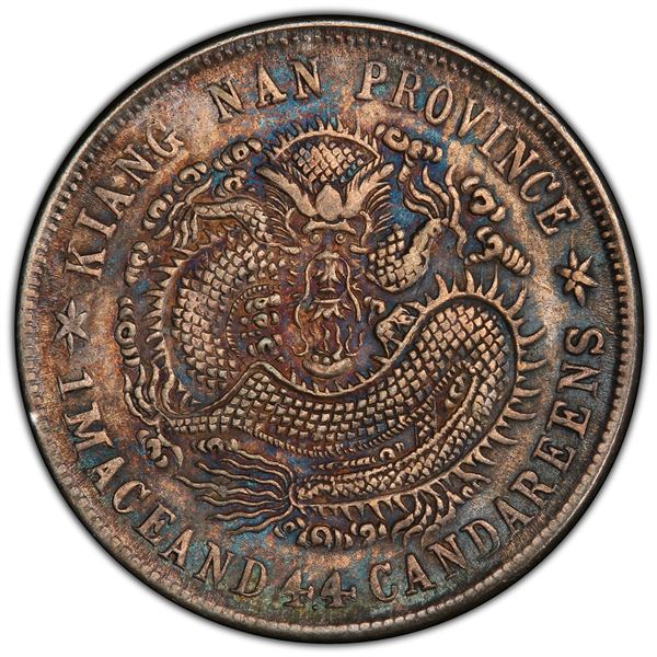 KIANGNAN: AR 20 cents, CD1901, PCGS AU55