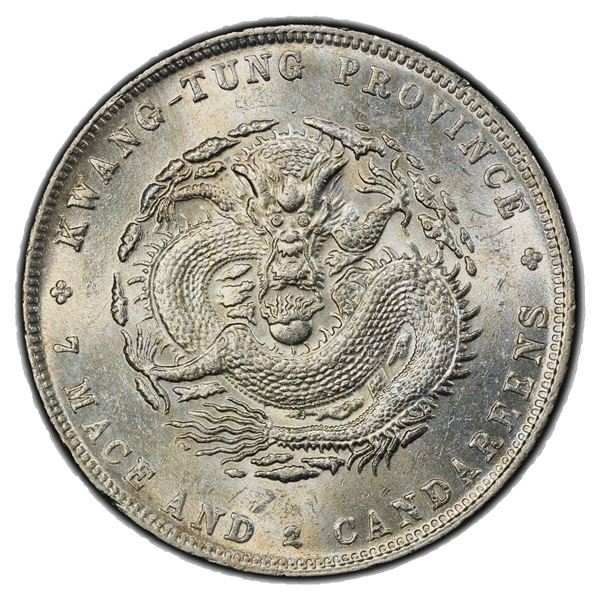 KWANGTUNG: AR dollar, ND (1890-1908), PCGS MS62