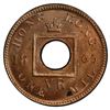 Image 1 : HONG KONG: AE mil, 1865, PCGS MS65 RD