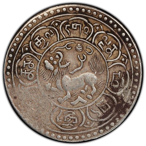 TIBET: AR 5 sho, BE15-48 (1914), PCGS VF35