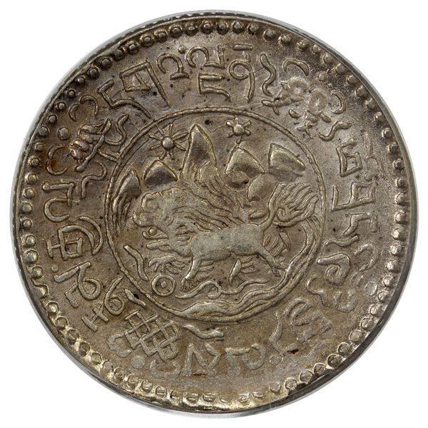 TIBET: AR 1½ srang, BE16-11 (1937), PCGS MS63