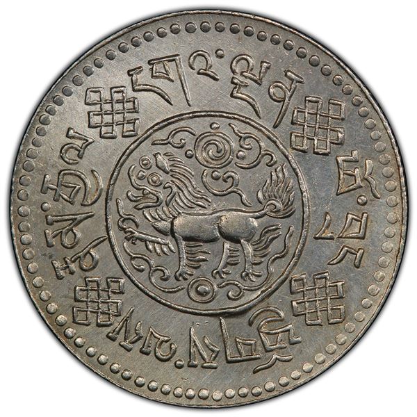 TIBET: AR 3 srang, BE16-7 (1933), PCGS UNC details