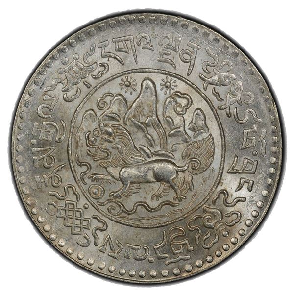 TIBET: AR 3 srang, BE16-9 (1935), PCGS MS64