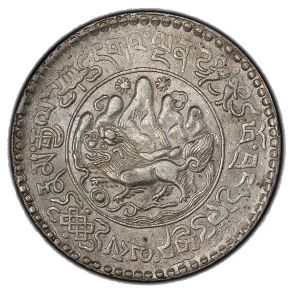 TIBET: AR 3 srang, BE16-10 (1936), PCGS MS63