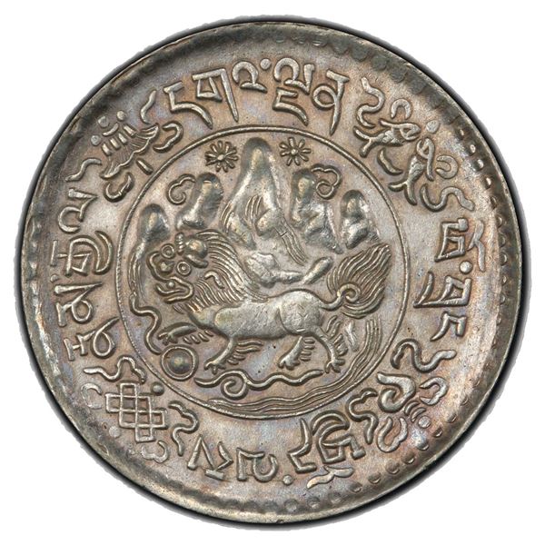 TIBET: AR 3 srang, BE16-10 (1936), PCGS AU58