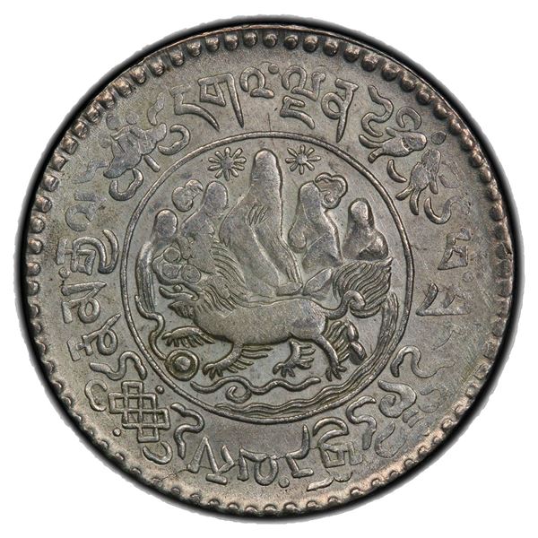 TIBET: AR 3 srang, BE16-11 (1937), PCGS AU55