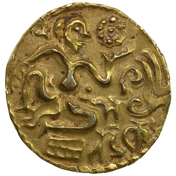 CEYLON (MEDIEVAL): Anonymous, ca. 970-1070, AV kahavanu (4.33g), EF