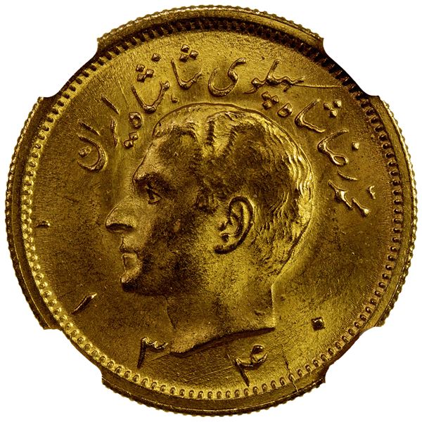 IRAN: AV pahlavi, SH1340 (1961), NGC MS66