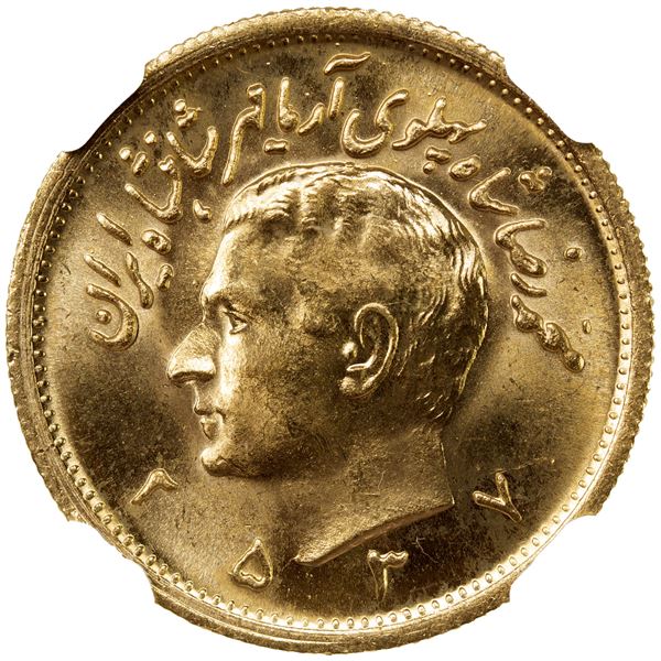 IRAN: AV pahlavi, MS2537 (1978), NGC MS66