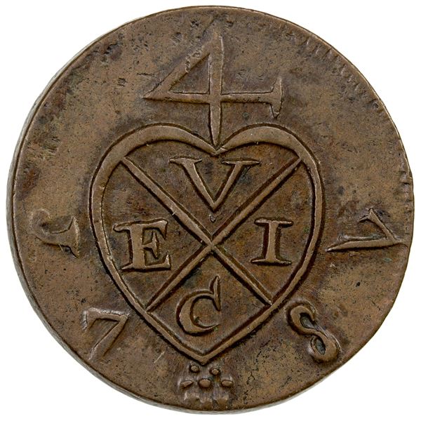 PENANG: AE cent, 1787, EF