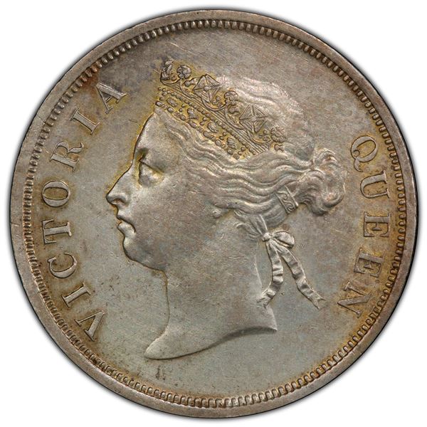 STRAITS SETTLEMENTS: AR 50 cents, 1899, PCGS AU details