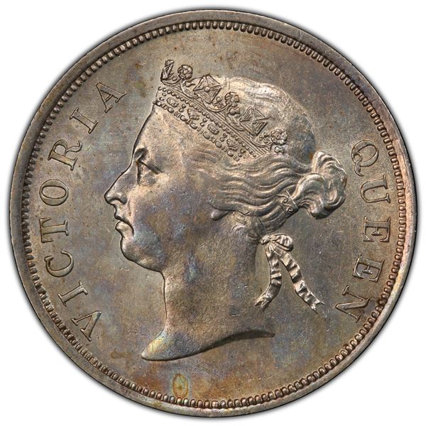 STRAITS SETTLEMENTS: AR 50 cents, 1899, PCGS AU details