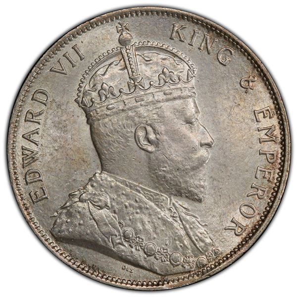 STRAITS SETTLEMENTS: AR 50 cents, 1903, PCGS MS63