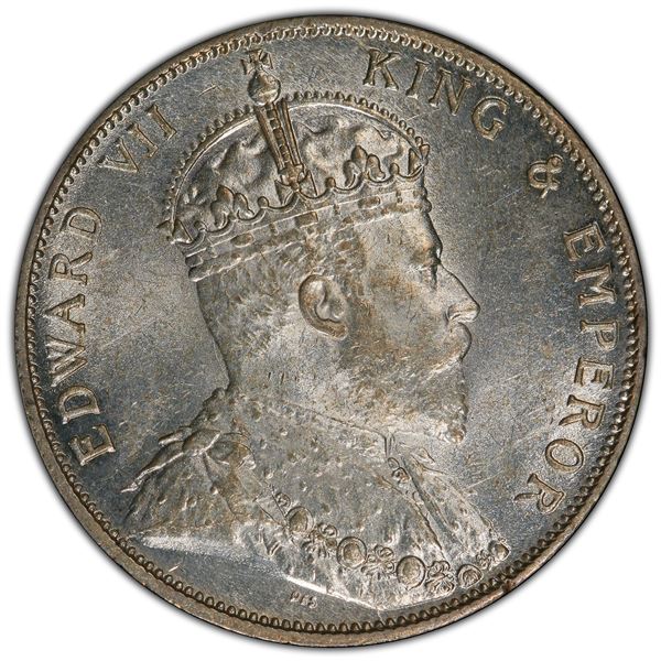 STRAITS SETTLEMENTS: AR 50 cents, 1905, PCGS MS62