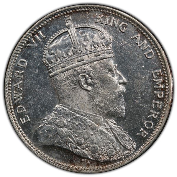 STRAITS SETTLEMENTS: AR dollar, 1904-B, PCGS MS62
