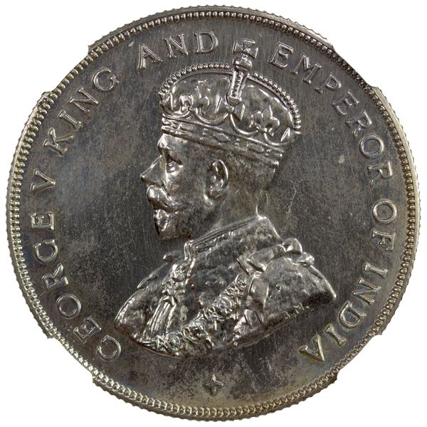 STRAITS SETTLEMENTS: AR dollar, 1919, NGC Proof 63