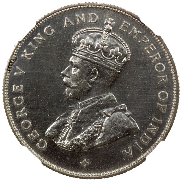 STRAITS SETTLEMENTS: AR dollar, 1920, NGC Proof 65