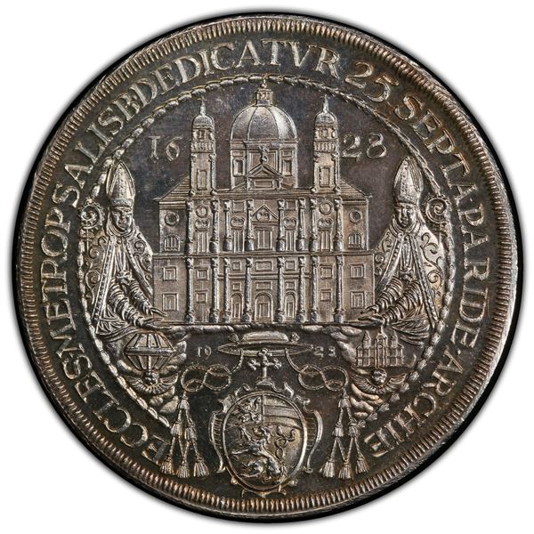 SALZBURG: AR 3 thaler, 1928, PCGS MS66