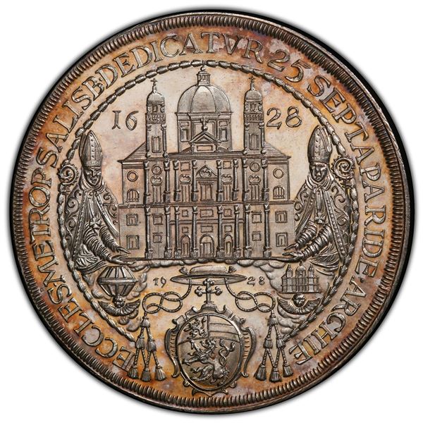 SALZBURG: AR 2 thaler, 1928, PCGS MS65
