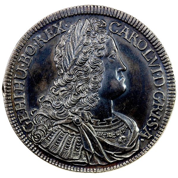 AUSTRIA: Karl VI, 1711-1740, AR thaler, 1724, AU