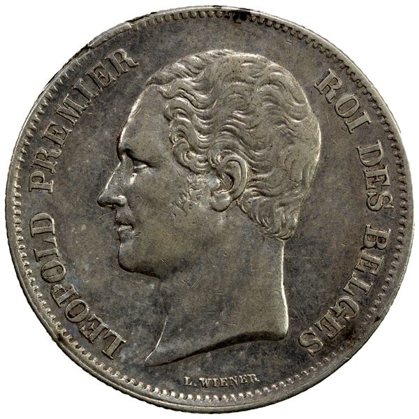 BELGIUM: Leopold I, 1831-1865, AR 2½ francs, 1849, VF-EF