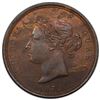 Image 1 : CYPRUS: Victoria, 1878-1901, AE piastre, 1879, PCGS MS62 BN