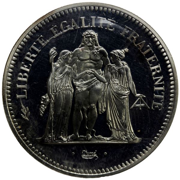 FRANCE: Fifth Republic, AR 50 francs, 1980, Proof