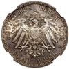 Image 2 : BADEN: Friedrich I, 1856-1907, AR 5 mark, 1902-G, NGC MS66