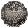 Image 2 : BAVARIA: Ludwig III, AR 5 mark, 1914-D, NGC Proof 61 CAMEO