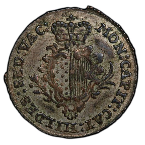 HILDESHEIM: Sede Vacante, AR mariengroschen, 1763, PCGS AU55